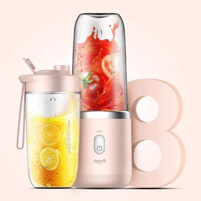 

Deerma 400ml 140W Portable Blender USB Charging Electric Juicer Mini Juice Cup Mixer