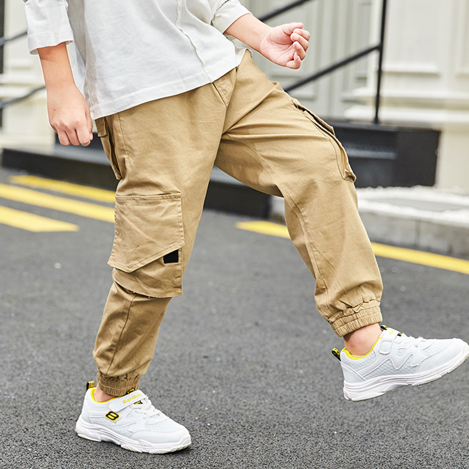 

Pants For Boy Casual Cargo Pants For Boys Patchwork Pocket Kids Trousers Boys Autumn Fashion Kid Clothes For Boys Streetwear