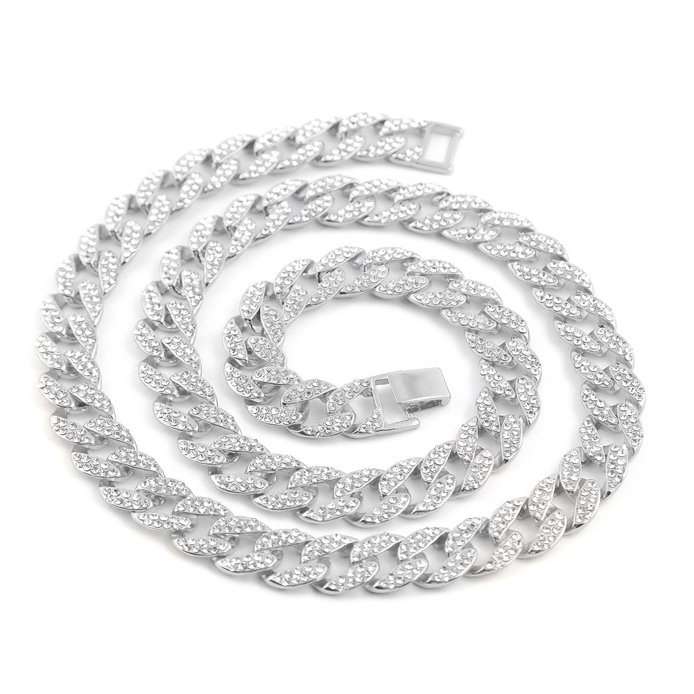 Stainless Steel Brushed Pendant Necklace 40x17mm 22 Inches