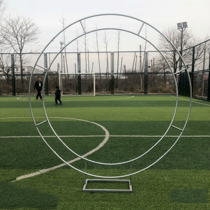 

Decor Wedding Props Wrought Iron Ring Shelf Flower Door Wedding Background Decoration Wrought Iron Ring Arch stage design party arrangement