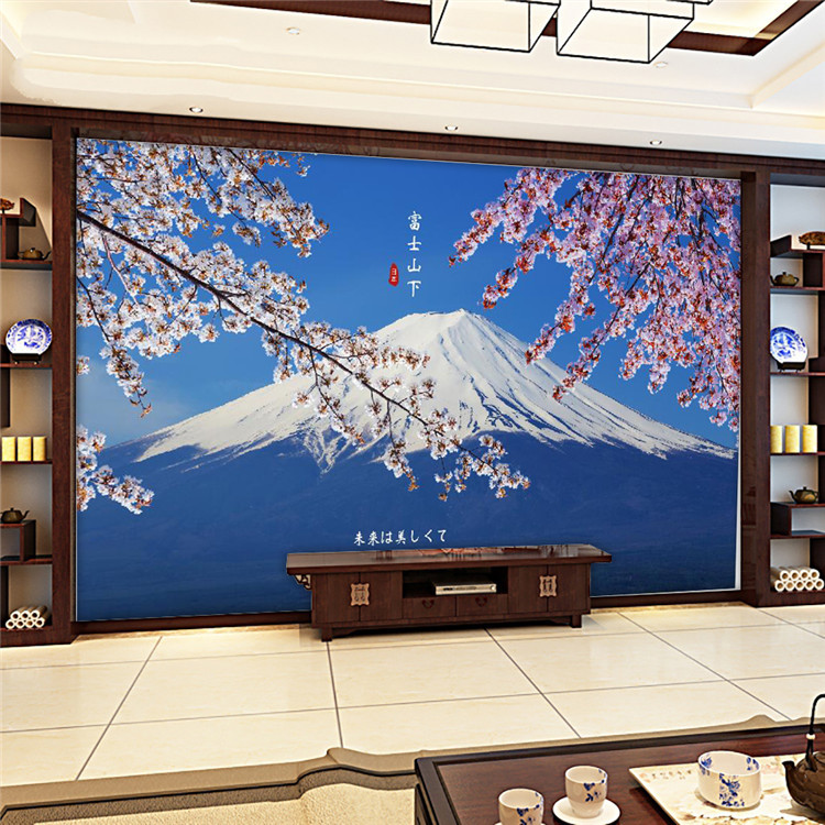 Mount Fuji Japan Autumn Leaf 3d Full Wall Mural Photo Wallpaper Print Home Decal