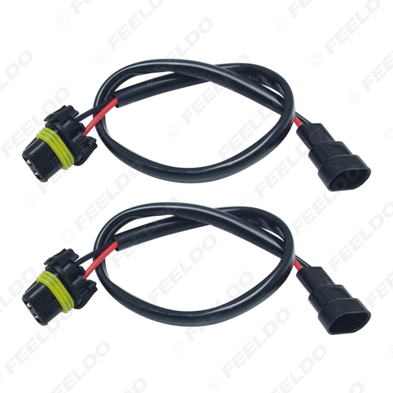 Cavo Adattatore H16 Cavo Adattatore Cavo Cablaggio Kit di Conversione 1 Coppia per Alimentatore da Spina OEM a kit HID Cavo Convertitore