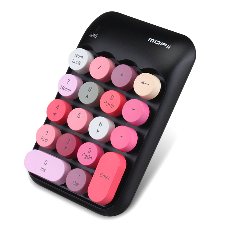 

MOFII 2.4GHz Wireless Numeric Keypad Numpad 18 Keys Small-size Digital Keyboard for Accounting Teller Laptop Notebook cordless Mini keyboard