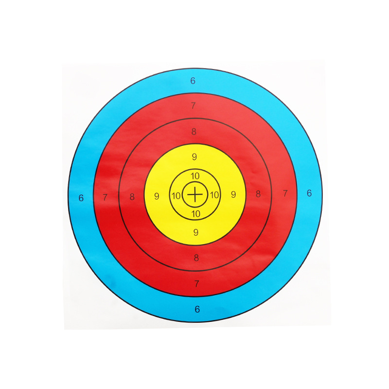 40X40cm Archery Target Half Ring Target Paper Bow And Arrow Outdoor Shooting Sports Equipment Training Hunting target Tactical Accessories-image-479135072