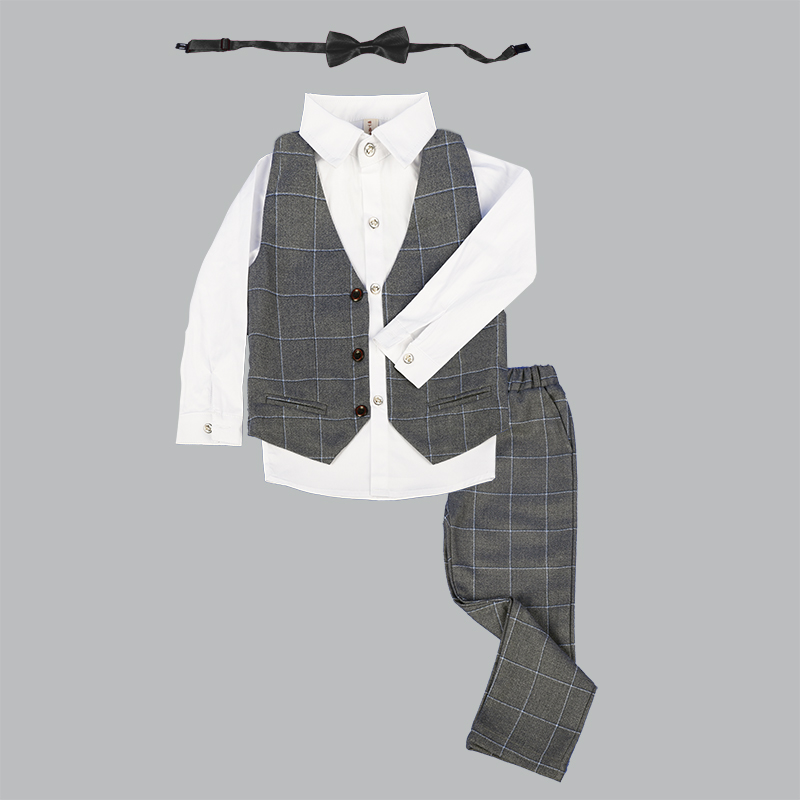 

Baby Boy Clothing Suits Wedding Boy Costume Formal Clothes Child Costume Toddler 5 Pieces Boy Suits Kids Blazer 2019, Blue