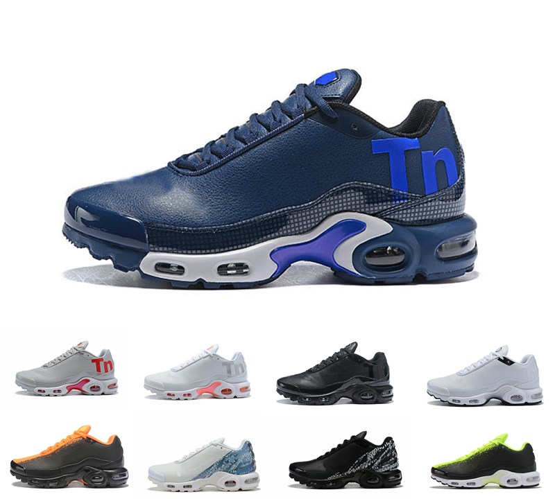 

13 Colors Mercurial Plus Tn Ultra SE Triple Black White Breathable Mesh leather Running Shoes sports plus TN Mens Trainers Sneakers 36-45