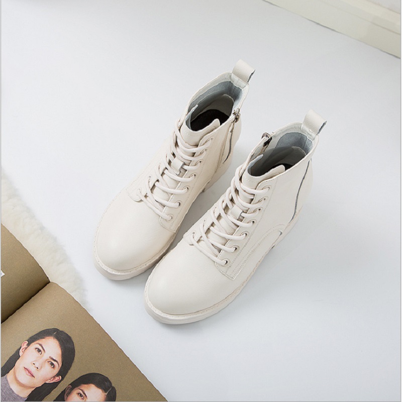 

Fashion Designer Women Boots triple black white womens lether Increase shoes cool girl Trainers Sports Sneakers walking hiking shoe 34-39, #2 34-39
