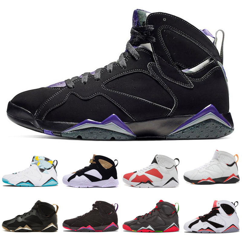 

Basketball Shoes 7 7s VII Kids Men Silver Retro Bordeaux Olympic Panton Pure Money Nothing Raptor Homme Trainers Sport Shoe Sneaker Cheap, Black