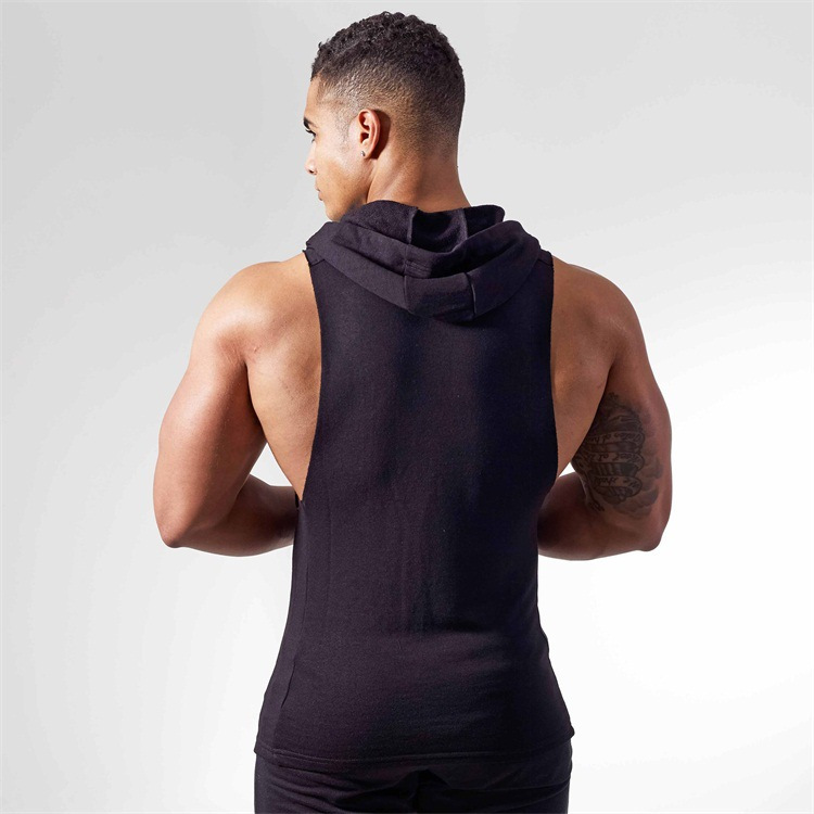 

clothes vest Sleeveless Vest Summer Cotton Male Tank Tops Gyms Clothing Bodybuilding Undershirt Workout Fitness Tank Tops, Colour 2
