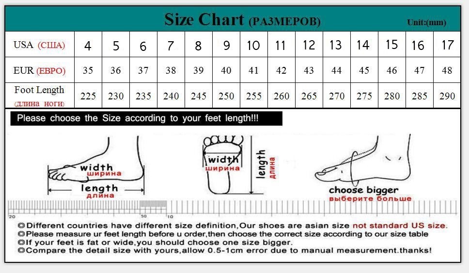 Russian Size Chart To Us Shoes