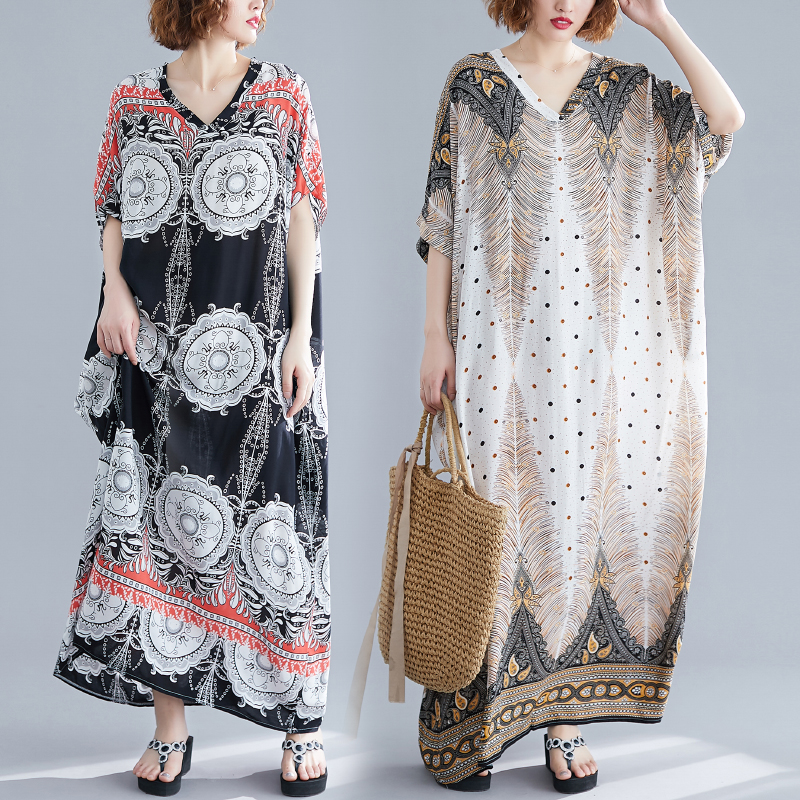 cotton maxi sundress