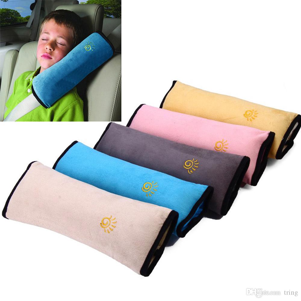 Auto baby sicherheitsgurt schulterabdeckung sicherheit sitz kopf kissen schlafkissen kind auto sicherheitsgurt