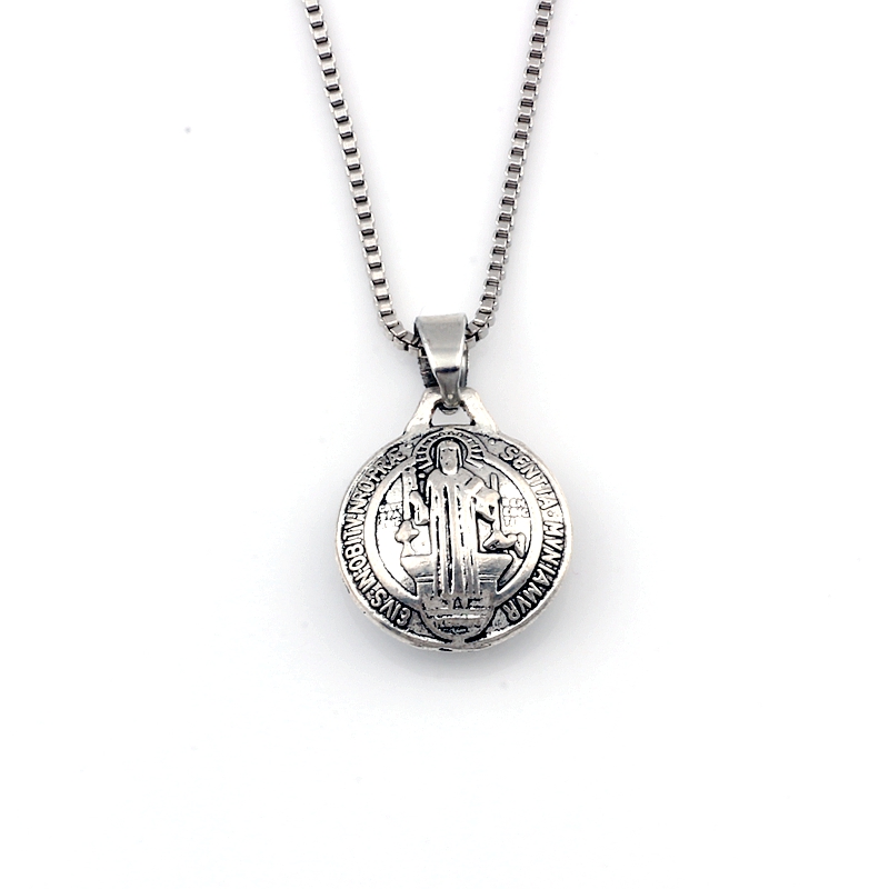

25Pcs Alloy Medal Benedict Michael Pendant Necklaces For Men Women Christmas Gift A-563d