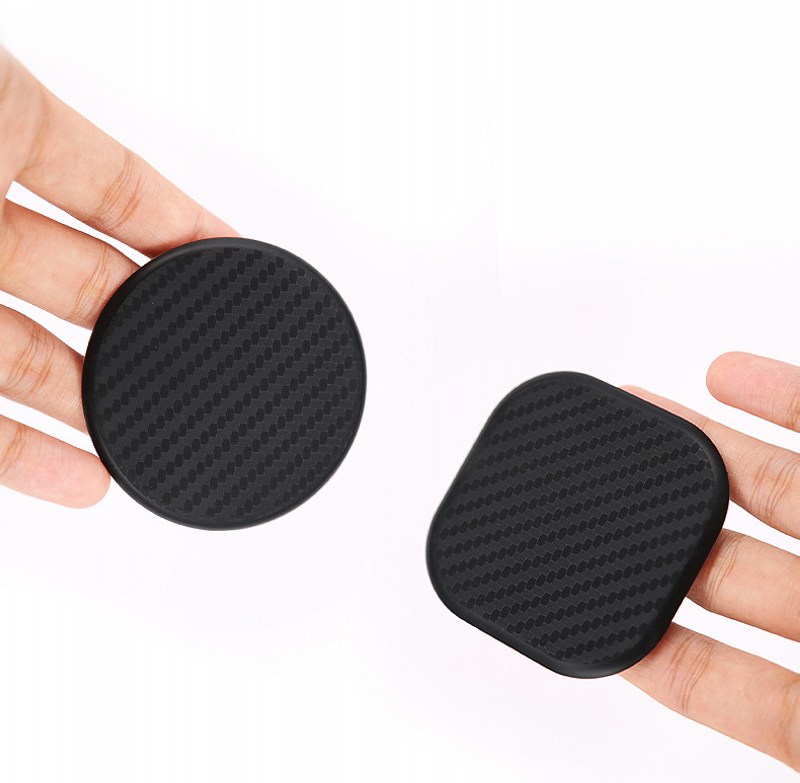 

Carbon Fiber Vehicle Car Cup Holder Mats Non-slip Pads Water Cup Bottle Holder Anti-slip Pad Mat