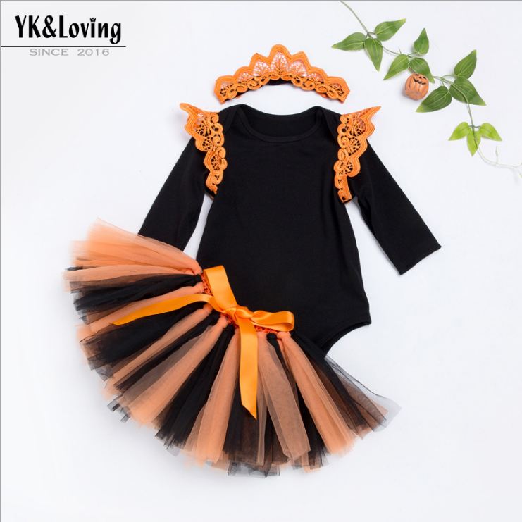 

Halloween kids Clothes Suit Infant tracksuits fashion Autumn Winter Cute clothing 2 pcs suit Drop Shipping