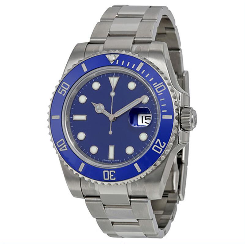 Glide clasp Mens Watch 40MM SUB Blue dial Automatic Mechanical Stanless Steel Fashion Sport Self-wind Watches Wristwatches-image-534236281