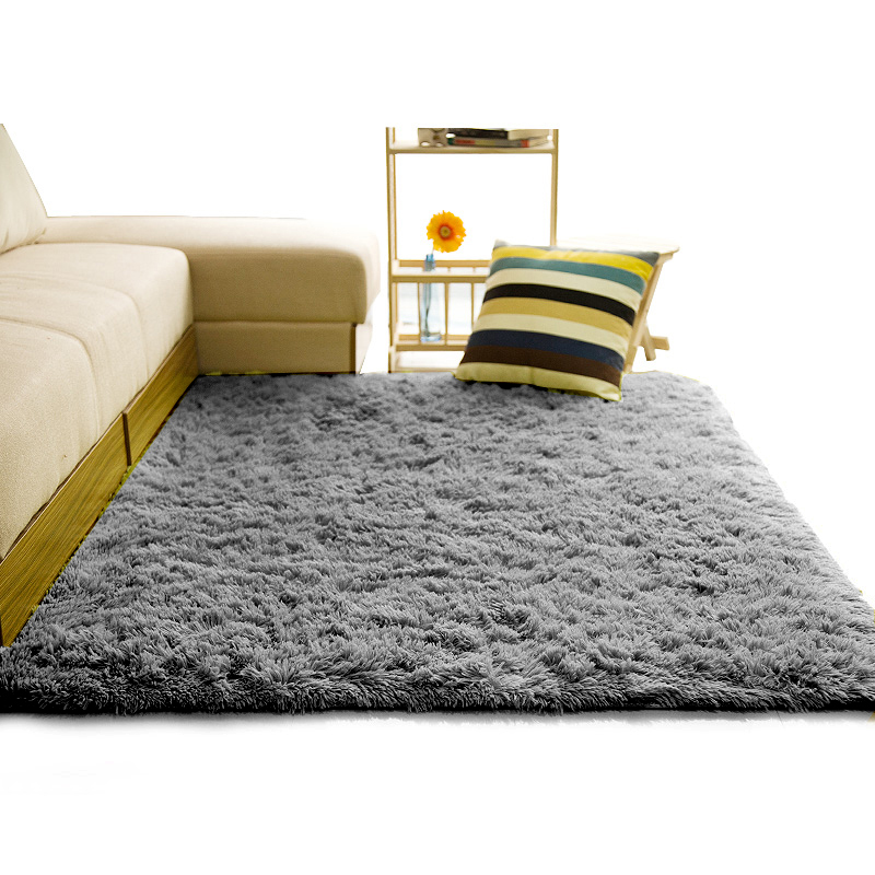 

Shaggy Carpet For Living Room Home Warm Plush Floor Rugs fluffy Mats Kids Room Faux Fur Area Rug Living Mats Silky Rugs45, Light purple