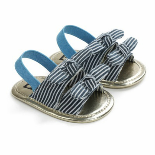 

2020 Baby First Walker Summer Fashion Sandals Girls Boys Unisex Toddler Shoes Kids Casual Stripe Wave Point Print Sandals Child Shoes, 3150