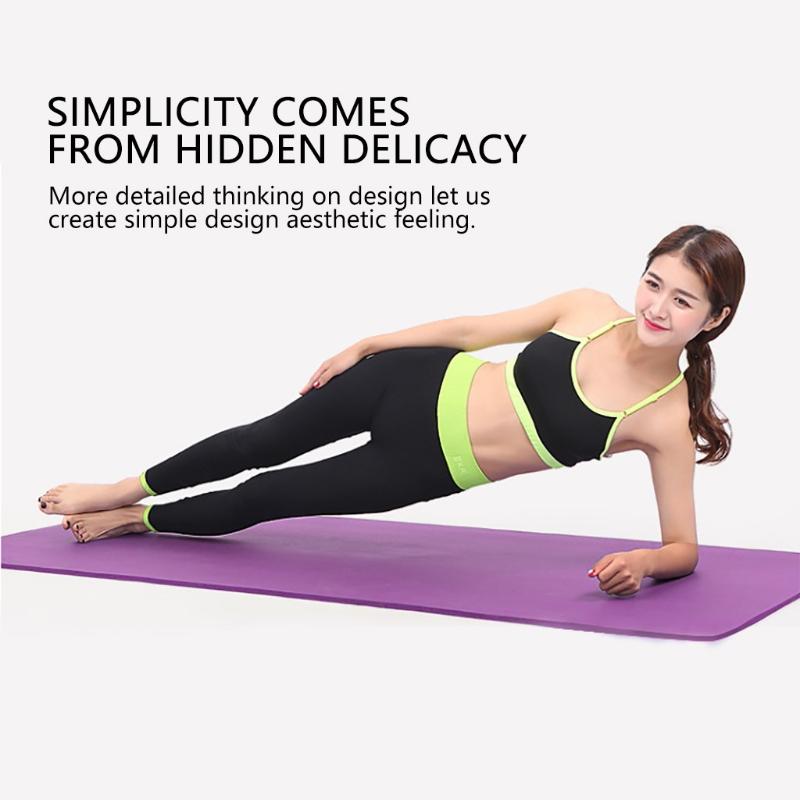 

6mm NBR Yoga Mat Pilates Exercise Sports Mats Gmy Fitness Gym Environmental Tasteless Pad, Red