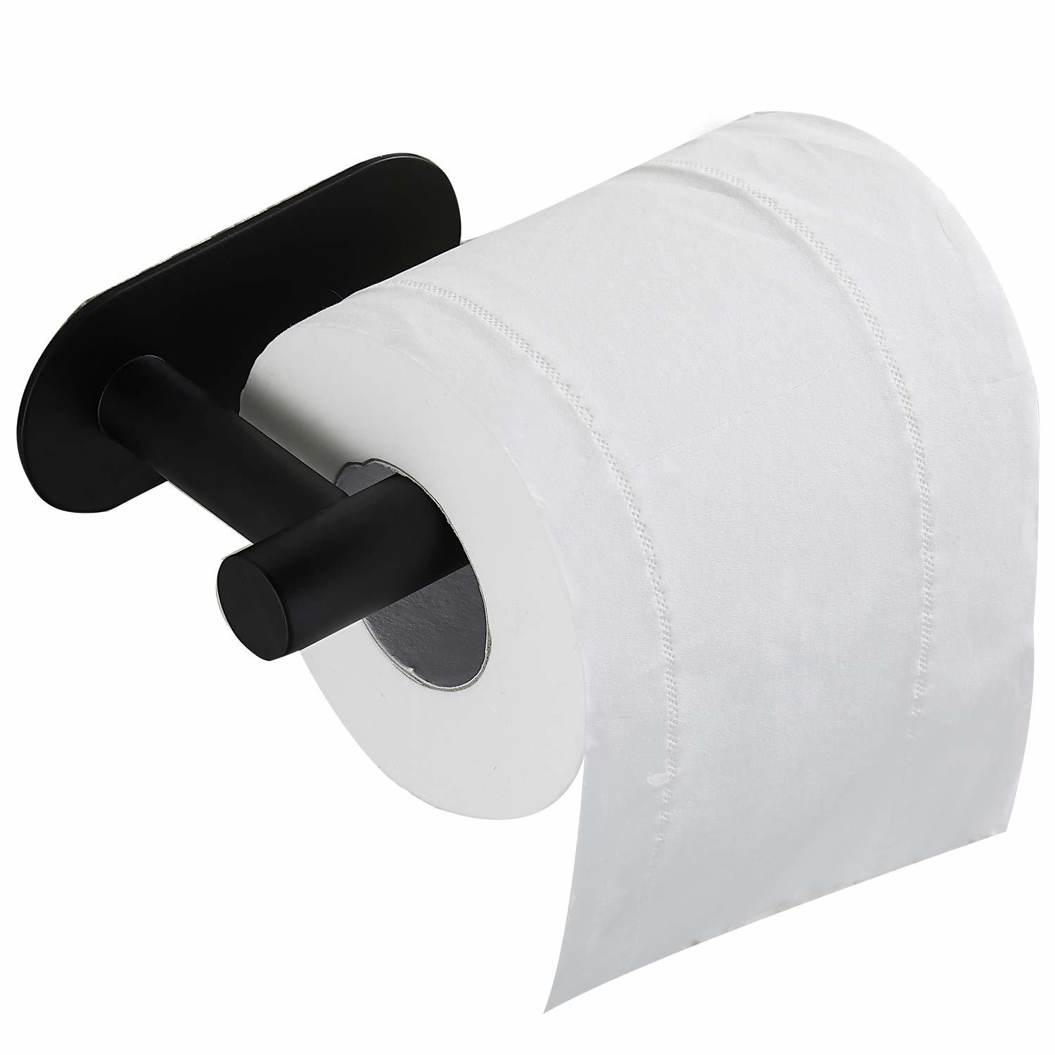 brushed silver toilet paper holder