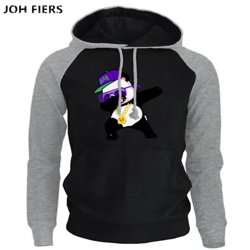 US Dabbing Panda Lover Couple Hoodies KING and QUEEN Hoodie Hooded Sweater Tops