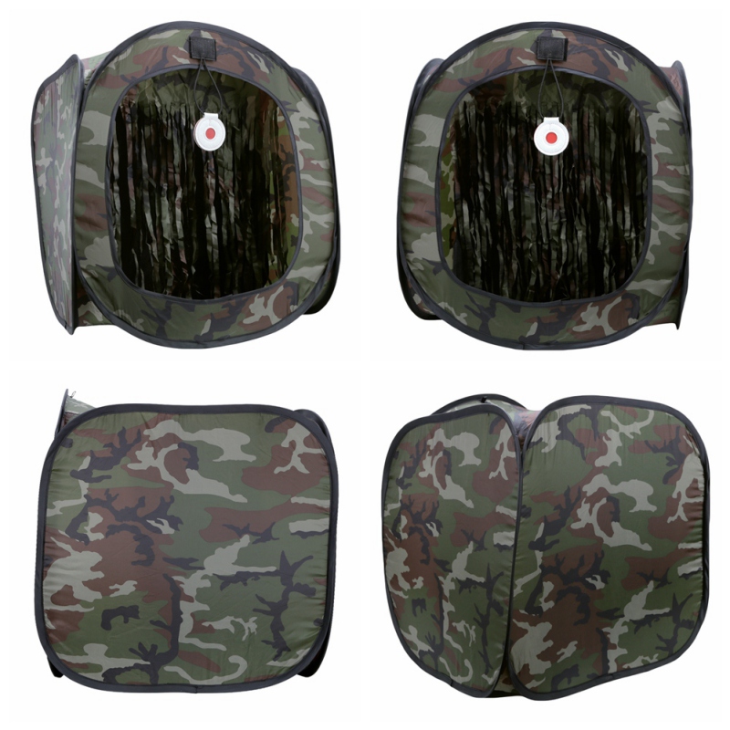 

Portable BB Target Tent Trap Folding Slingshot Target Box Shooting Archery Hunting Catapult Case Holder Pet Cat Puppy Tent #1 #0, Camouflage