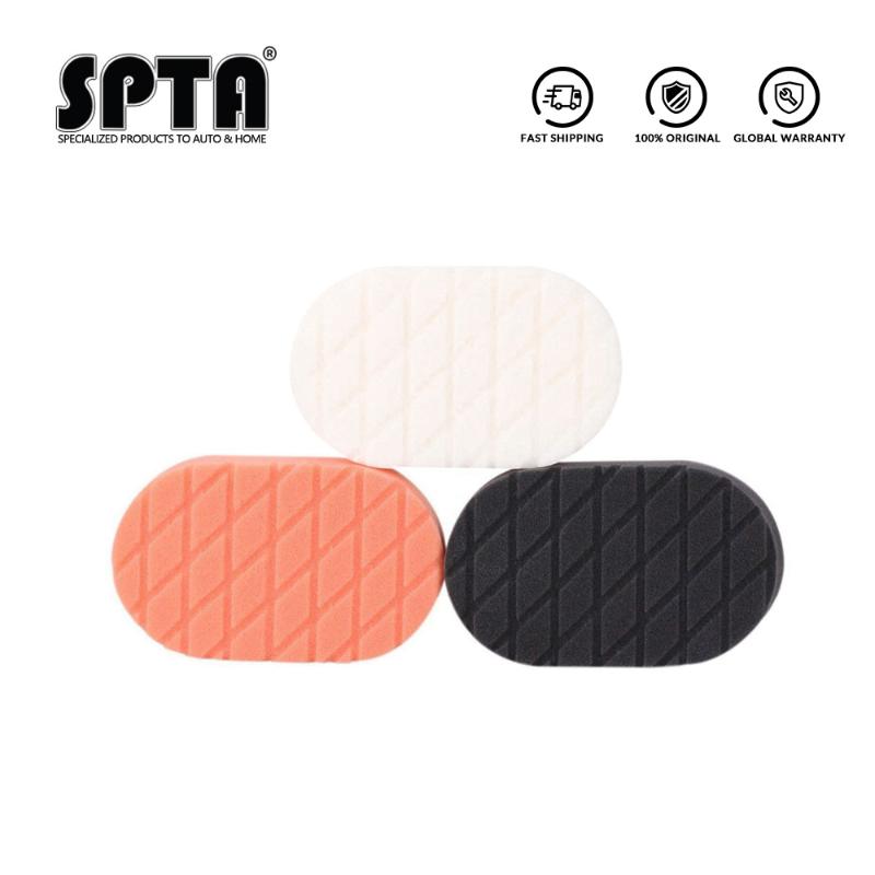 

SPTA Finishing Hand Applicator Hex-Logic Polishing Buffing Hand Pad Sets For Car Wax Buff Polisher Pack of 3Pcs