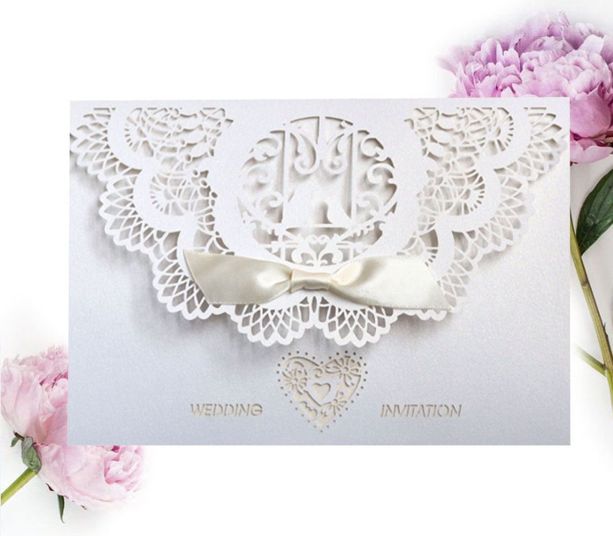 Personalised Wedding Place Name Cards in White Kraft or Ivory