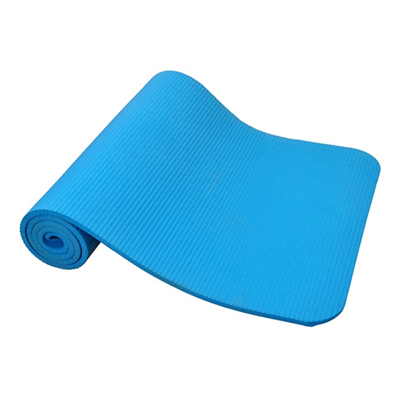 

Yoga Mat Extra Thick High Density Workout Mat Anti-Tear Exercise Pad, Blue