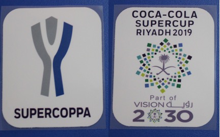 

SuperCoppa Patch Coca - Cola SuperCup Riyadh 2019 Part of Vision 2030 Soccer patch Top quality soccer badge free shipping