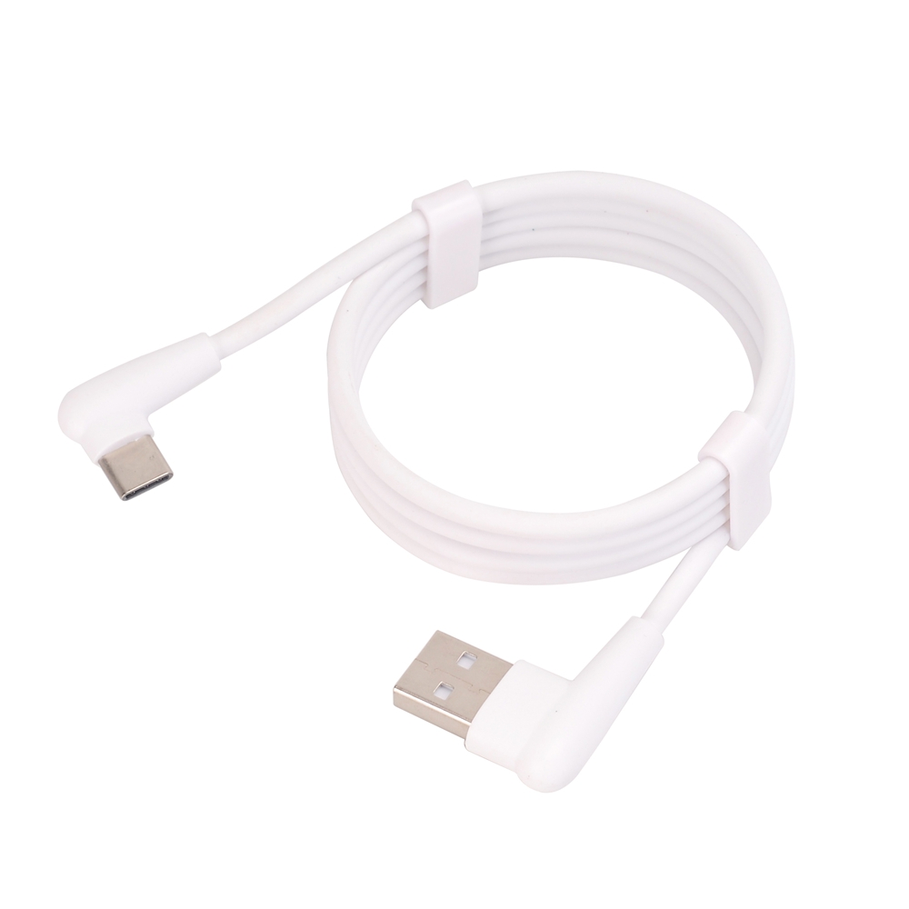 

Elbow 2A USB Type-C Charging Sync Data Cable for Xiaomi / HUAWEI /Samsung, Black