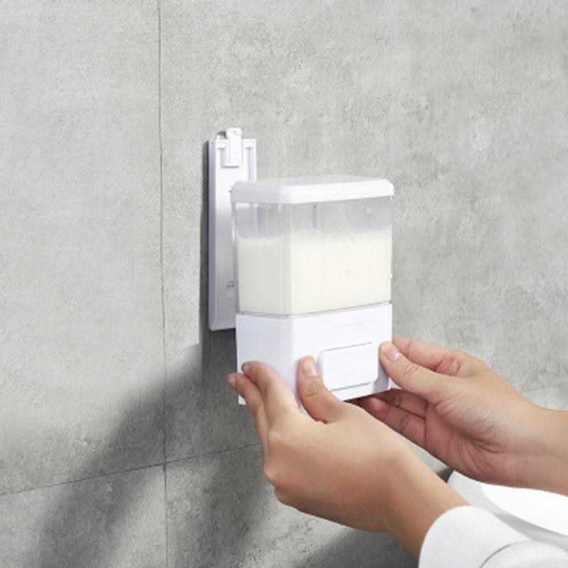 

Manual Soap Dispenser Wall Mounted Shampoo Conditioner Shower Gel Bathroom Kitchen TP899