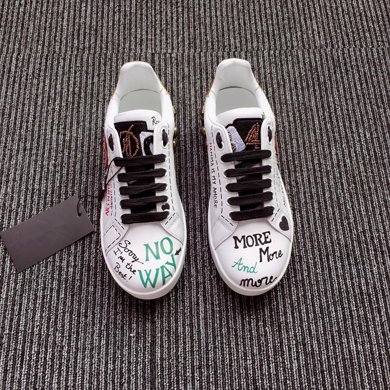 

DG Casual Shoe Men Women Designer Sneakers Vintage Shoes Fashion Designers Chaussures Ladies Reflective Trim Sneaker, Choose the color