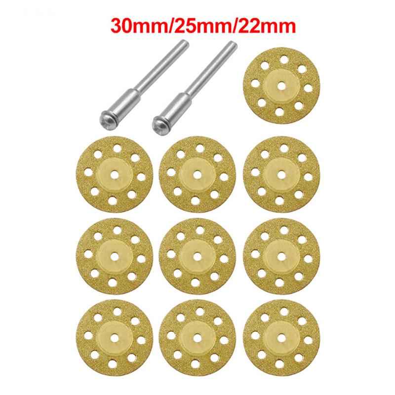 

10Pcs/set Dremel Accessories Diamond Grinding Wheel Diamond Discs Circular Cutting Disc Grinding Wheel Saw Dremel Rotary Tool