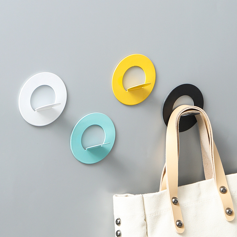 

1PCS Non-perforated hook non-marking nail sticky hook creative kitchen wall wall-mounted bearing bathroom adhesive clothes