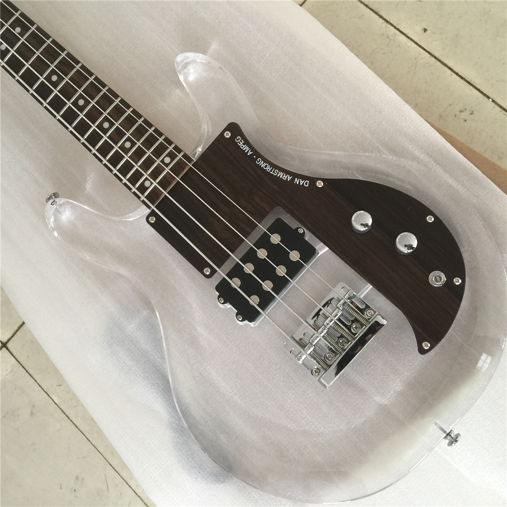

High End Quality Acrylic body 4string Dan armstrong bass guitar Electric Guitar Guitarra guitars292w