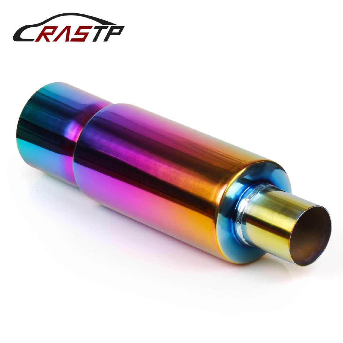 Acero SC silenciador Oblicua Inoxidable for la modificaci/ón de Escape Trasero Yamaha R25 R30 Z750 Z800 Motocicleta FXnn Tubo de Escape silenciador de Tubo de Escape Universal
