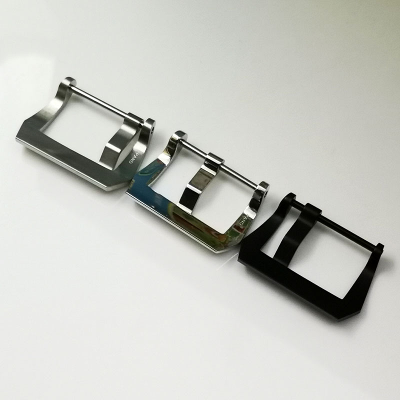 

24mm High Quality OEM PAM Buckle Silvery PAND Screw Tang Buckle for PAM Rubber Leather Watchband Strap