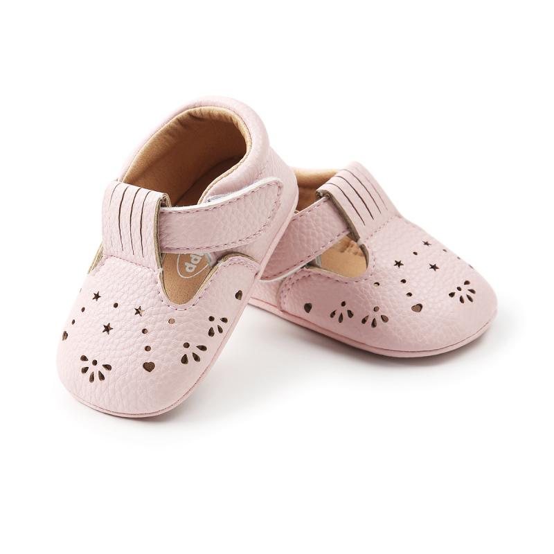

Spring And Autumn Hollow out Babies Toddler Shoes BABY Shoes Soft Bottom Anti-slip Toddler for Baby 2020 New, Pink