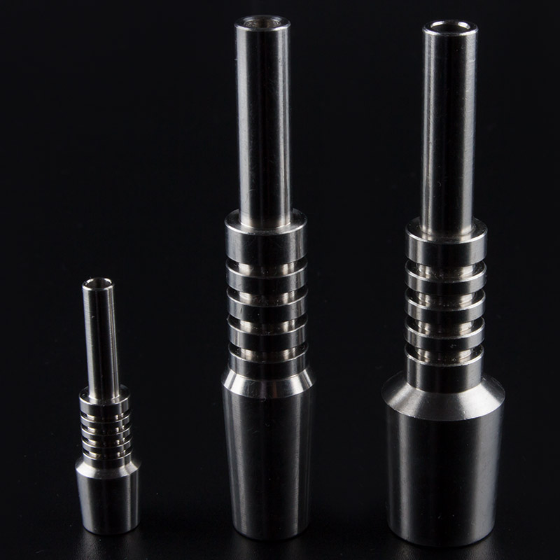 Dabpipes168 CSYC T009 Smoking Nails 10mm 14mm 18mm Titanium Nail With Keck Clip For Dab Rig Glass Bongs-image-564364933