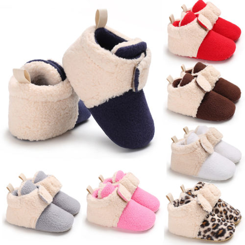 

2018 New Arrival Toddler Infant Newborn Child Kid Baby Girl Boy Soft Sole Crib Shoes Warm Boots Anti-slip Sneakers -18M, Blue
