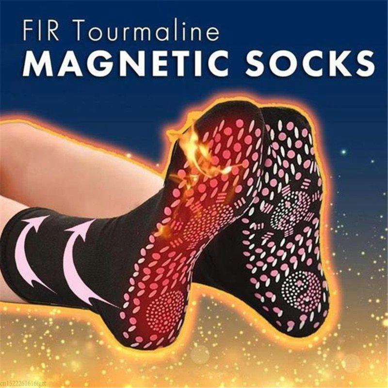 

2020 Hot Tourmaline Magnetic Socks Self-Heating Magnetic Therapy Massage Socks Dropshipping Tourmaline Comfortable Breathable#y3, Red