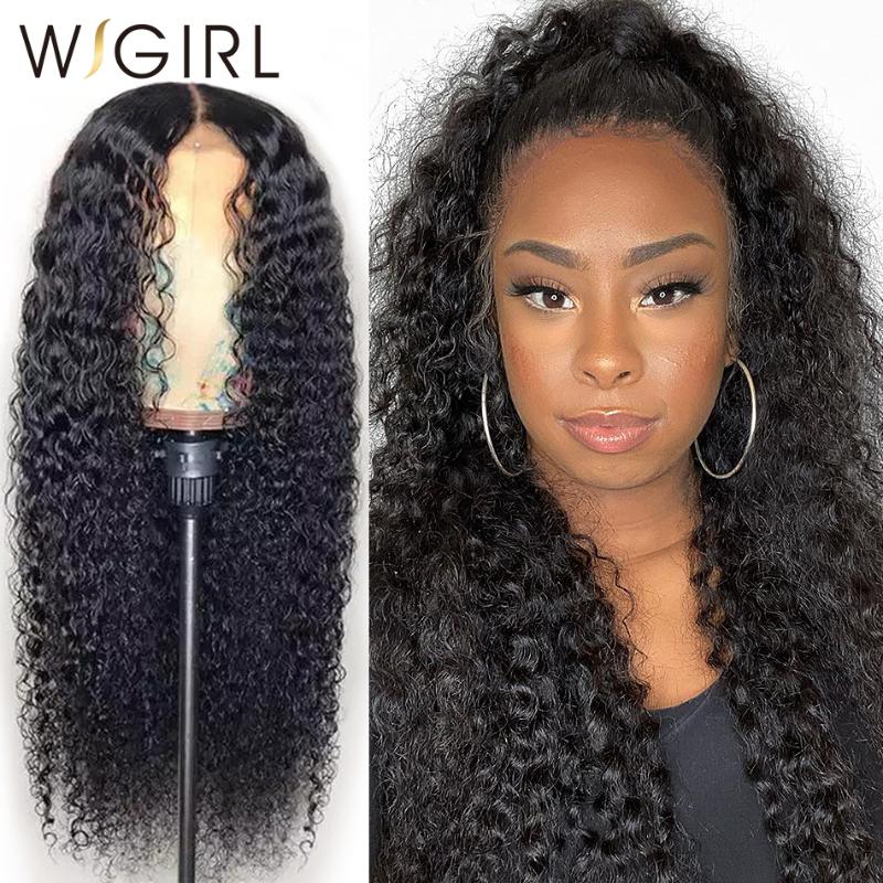 

Wigirl Malaysian Remy 13x4 Lace Front Human Hair Wigs 28 30 Inch Deep Wave Long Frontal Wig For Black Women, As pic