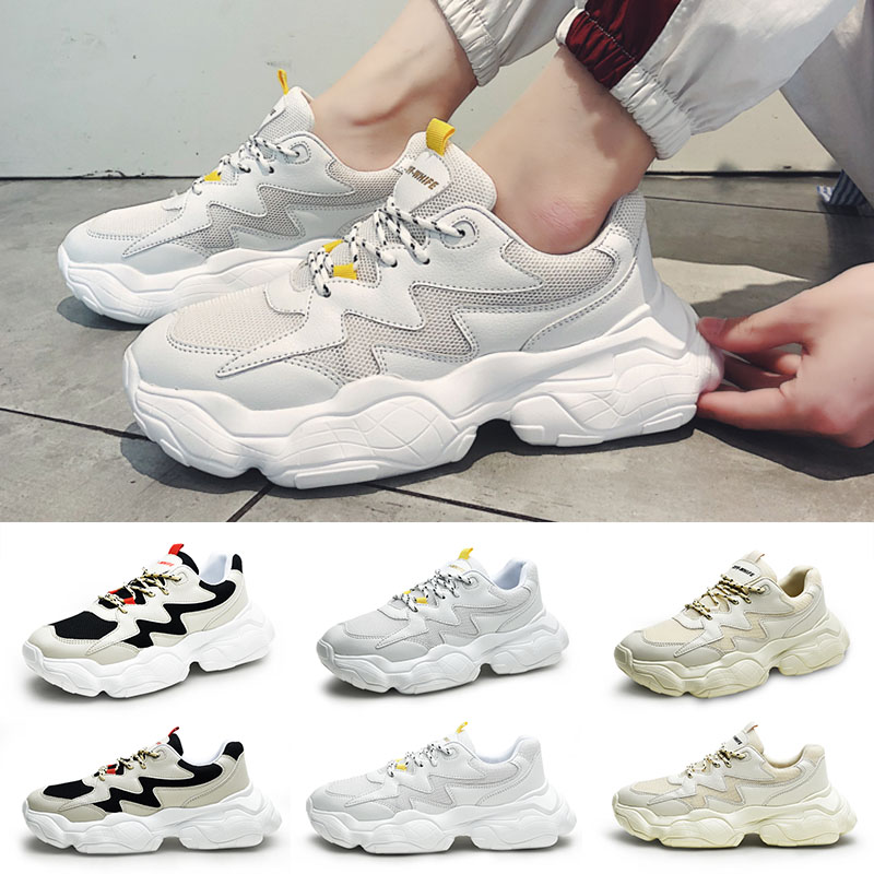

Mens Running Shoes Cool Black white Fashion Creepers dad High Quality Men Women Designer Trainer sports Sneakers 39-44, A1