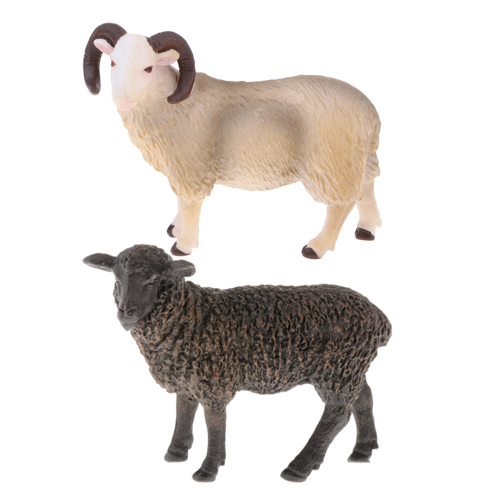 small plastic sheep toys