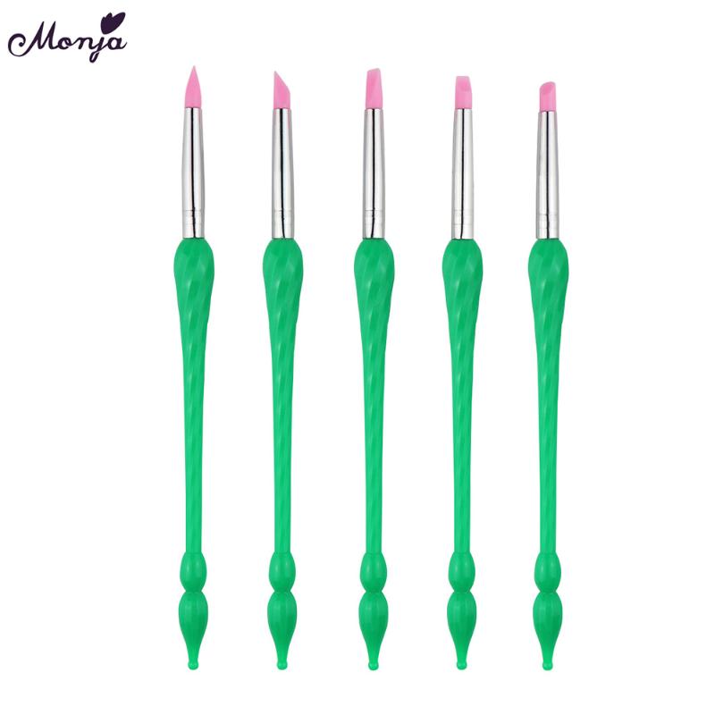 

5pcs/Set DIY Nail Art Magic 3D Magnetic Cats Eyes UV Gel Polish Brushs Gourd Rod Silicone Pen Cat Magnet Decoration Tool