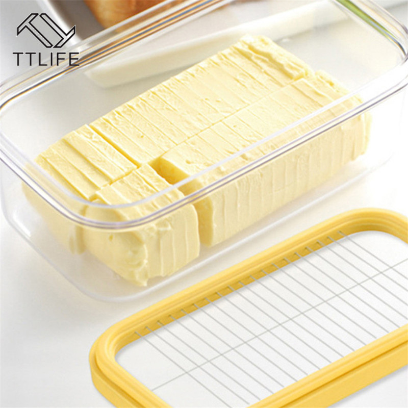 

TTLIFE Details about 2 in 1 Butter Saver Keeper Case Butter Container Storage Case Kitchen preservation accessories