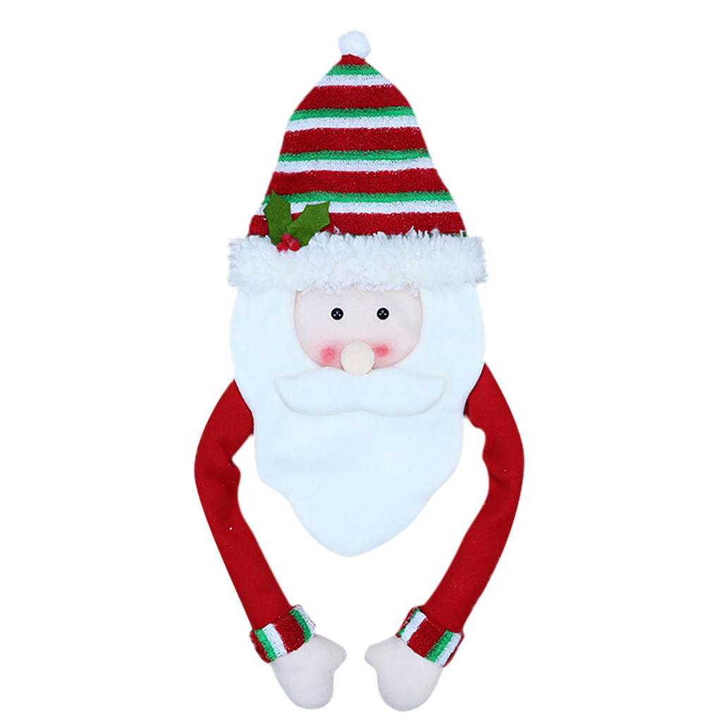 

Christmas Tree Topper Cute Top Hat Winter Party Tree Decorations Ornament Christmas Decorations for Home New Year #ES