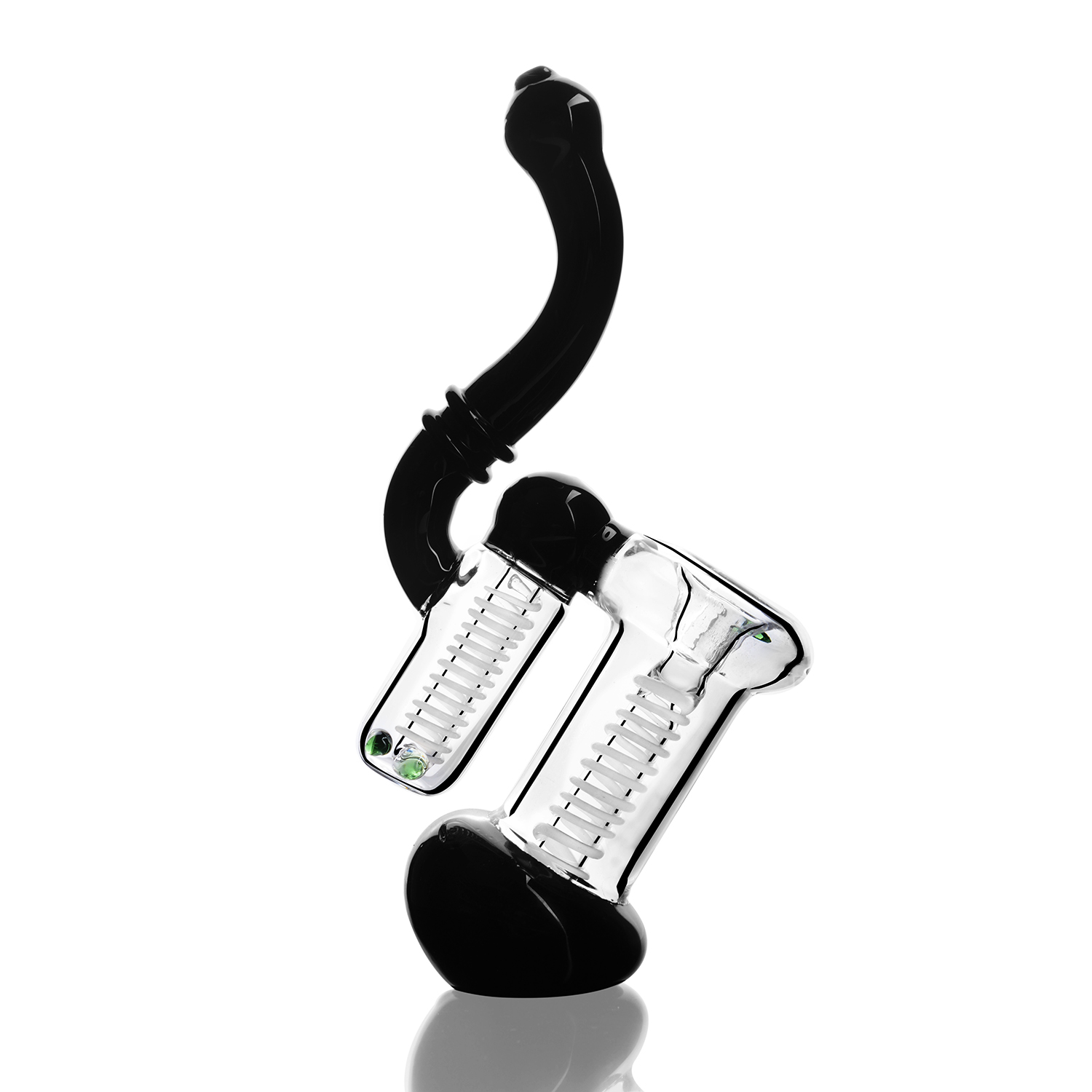 

IN STOCK Black glass water pipe Glass bubbler smoking pipe water Glass bong