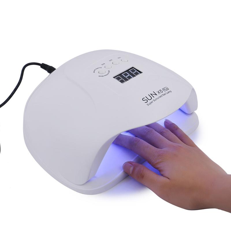 

SUNX5 Plus 54W Fast Curing Nail Gel UV Lamp Nail Dryer With LCD Display 10/30/60s Timer Smart UV LED Lamp Manicure Art Tool, Sunx5plus